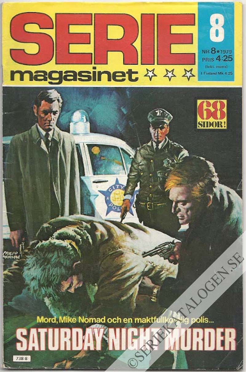 Framsida på Seriemagasinet #8 (1979)