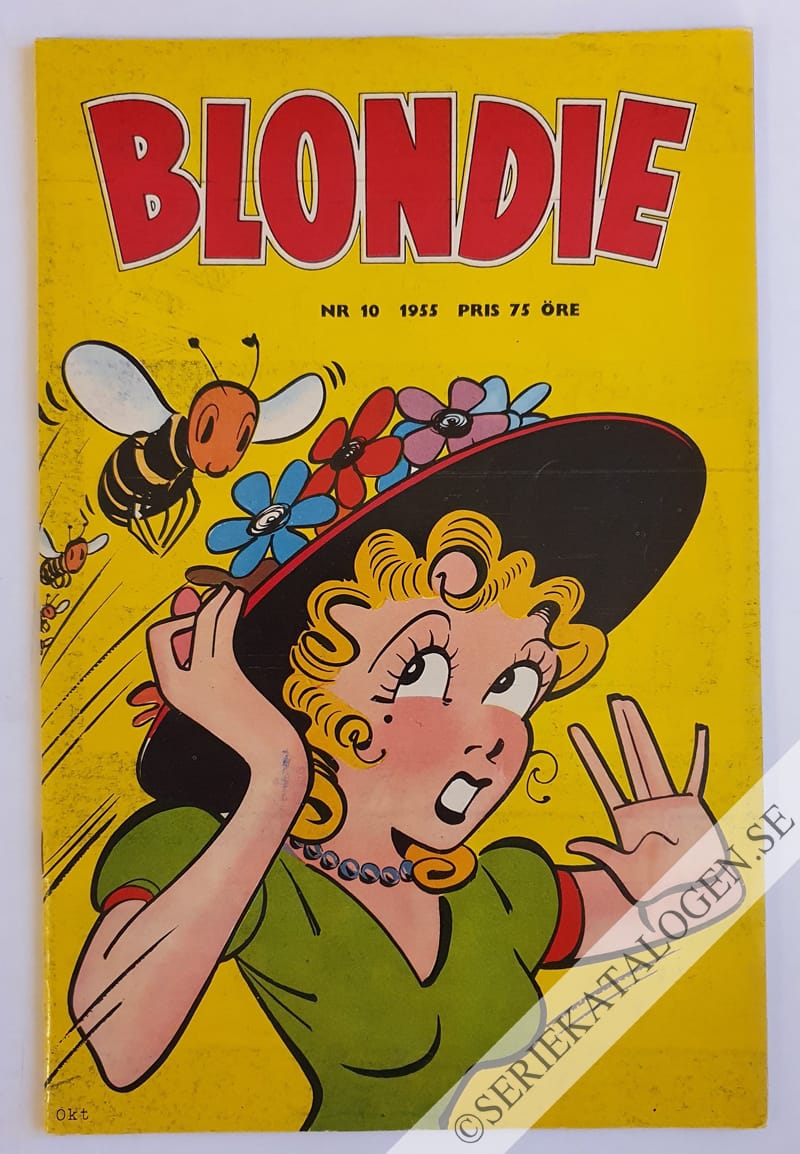 Framsida på Blondie #10 (1955)