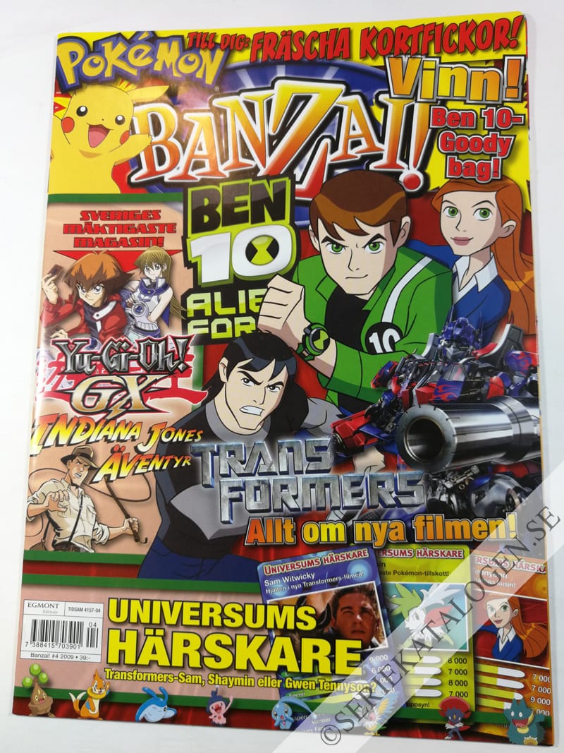 Framsida på Banzai! #4 (2009)