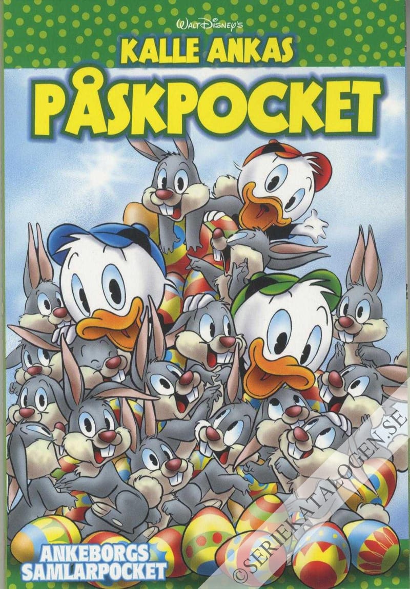 Framsida på Ankeborgs samlarpocket Kalle Ankas påskpocket (2021)