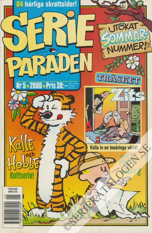 Framsida på Serie-paraden #5 (2000)