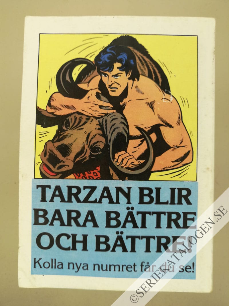 Baksida på Blodig strid (1985)
