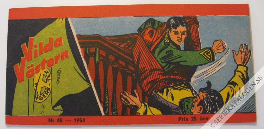 Framsida på Vilda Västern #48 (1954)