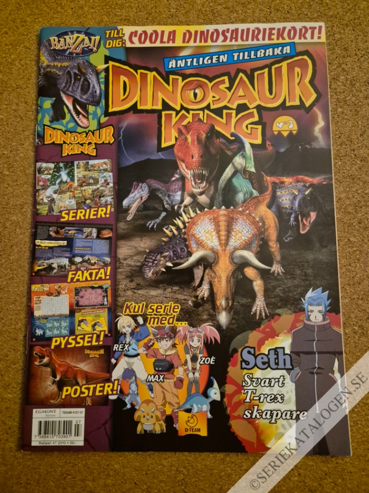 Framsida på Banzai! Dinosaur king (2010)