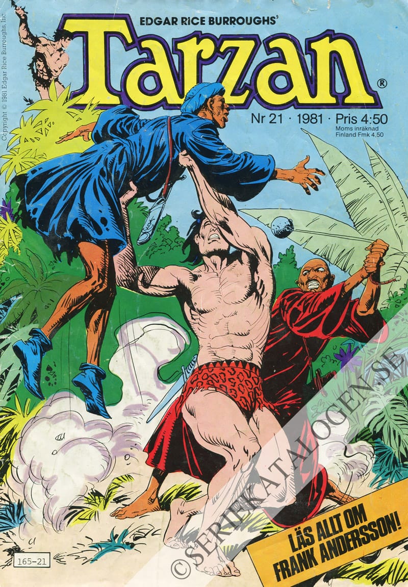 Framsida på Tarzan #21 (1981)