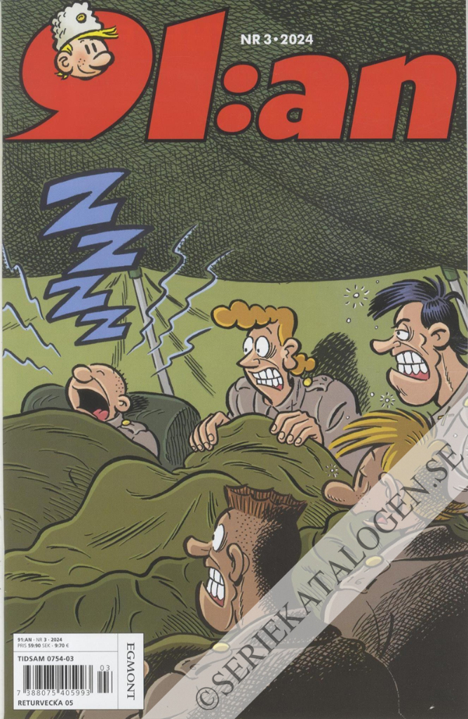 Framsida på 91:an #3 (2024)