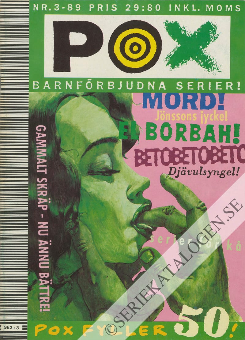 Framsida på Pox #3 (1989)