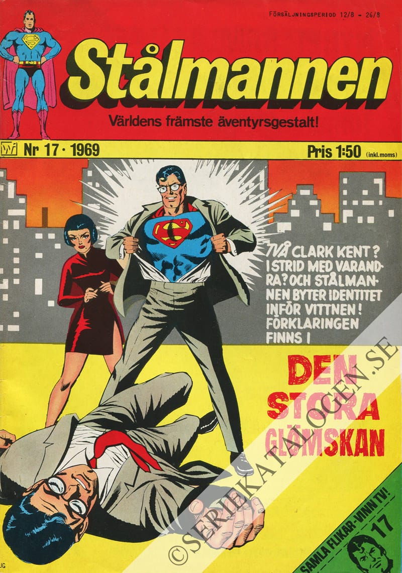 Framsida på Stålmannen #17 (1969)