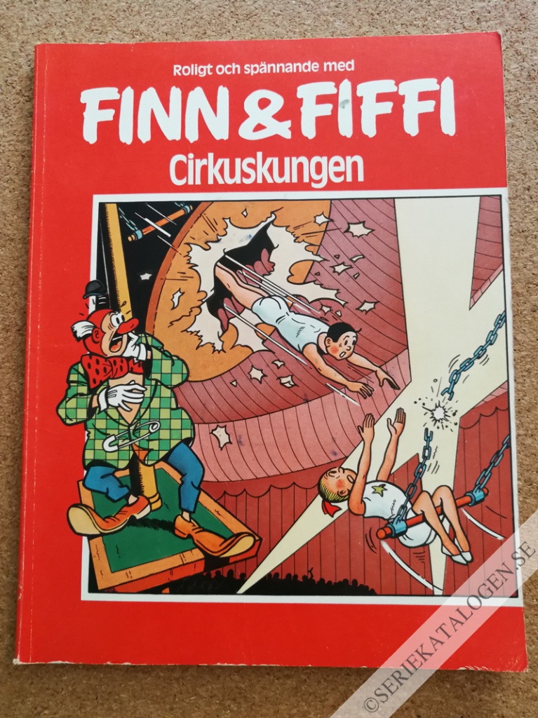 Framsida på Finn & Fiffi Cirkuskungen (19??)