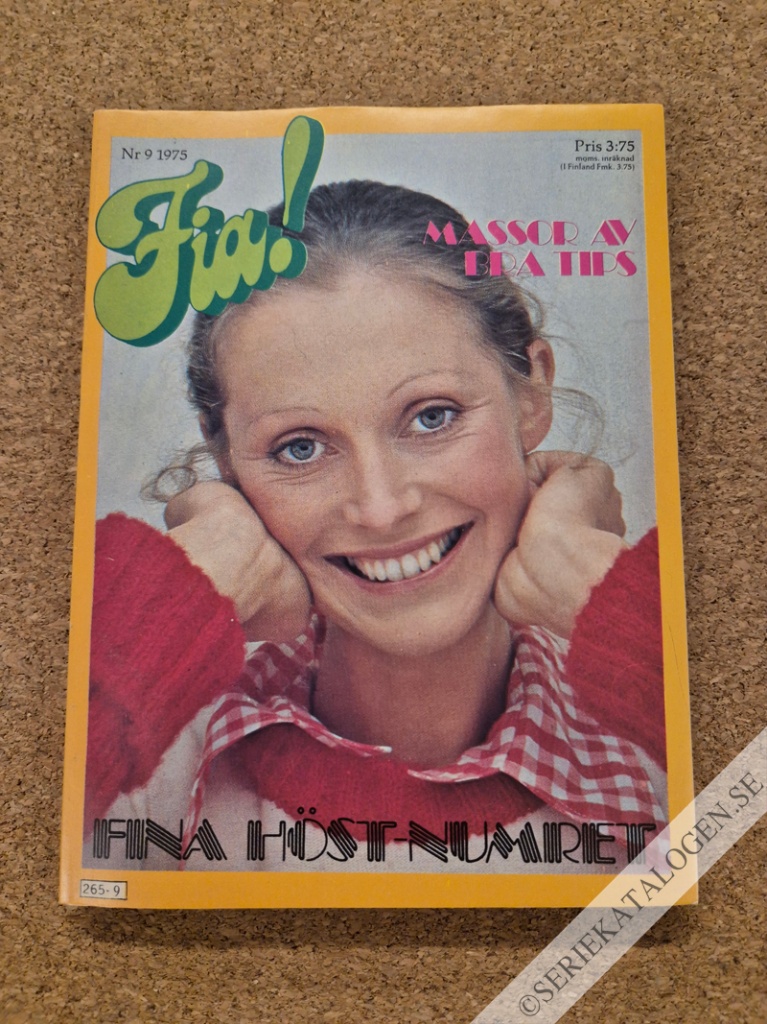 Framsida på Fia! #9 (1975)