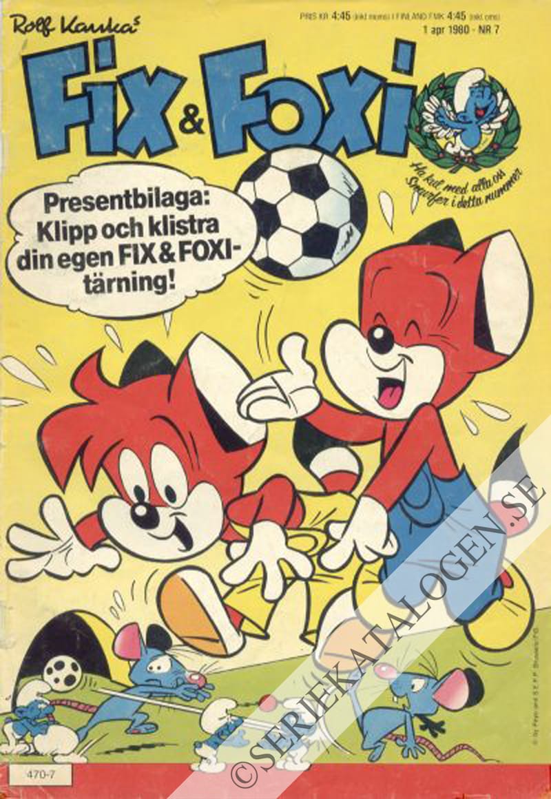 Framsida på Fix och Foxi #7 (1980)