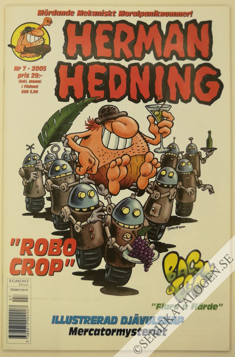 Framsida på Herman Hedning #7 (2005)