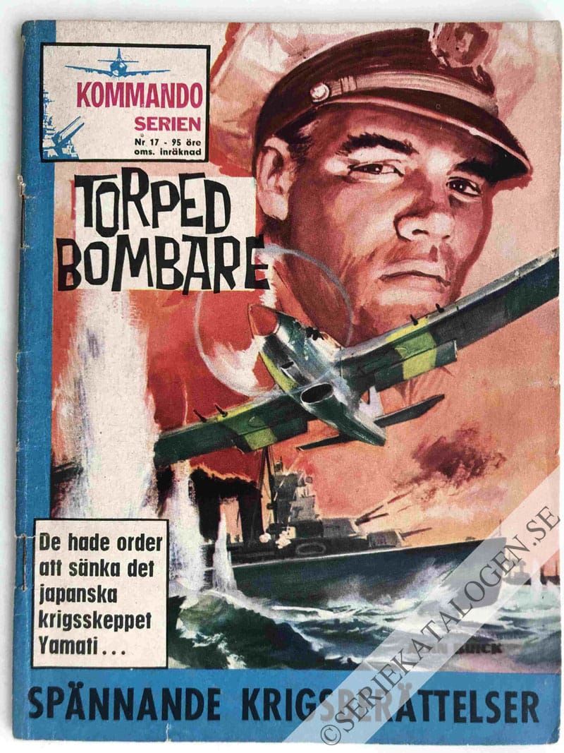 Framsida på Kommandoserien Torpedbombare (1963)