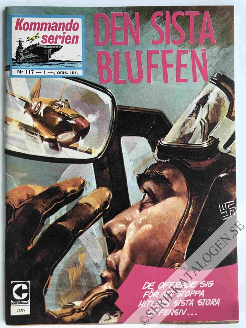 Framsida på Kommandoserien #117 - Den sista bluffen (1967)