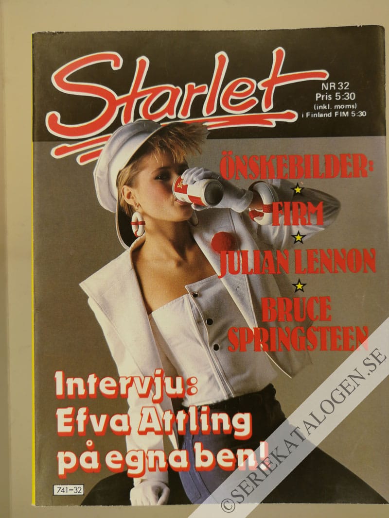Framsida på Starlet #32 (1985)