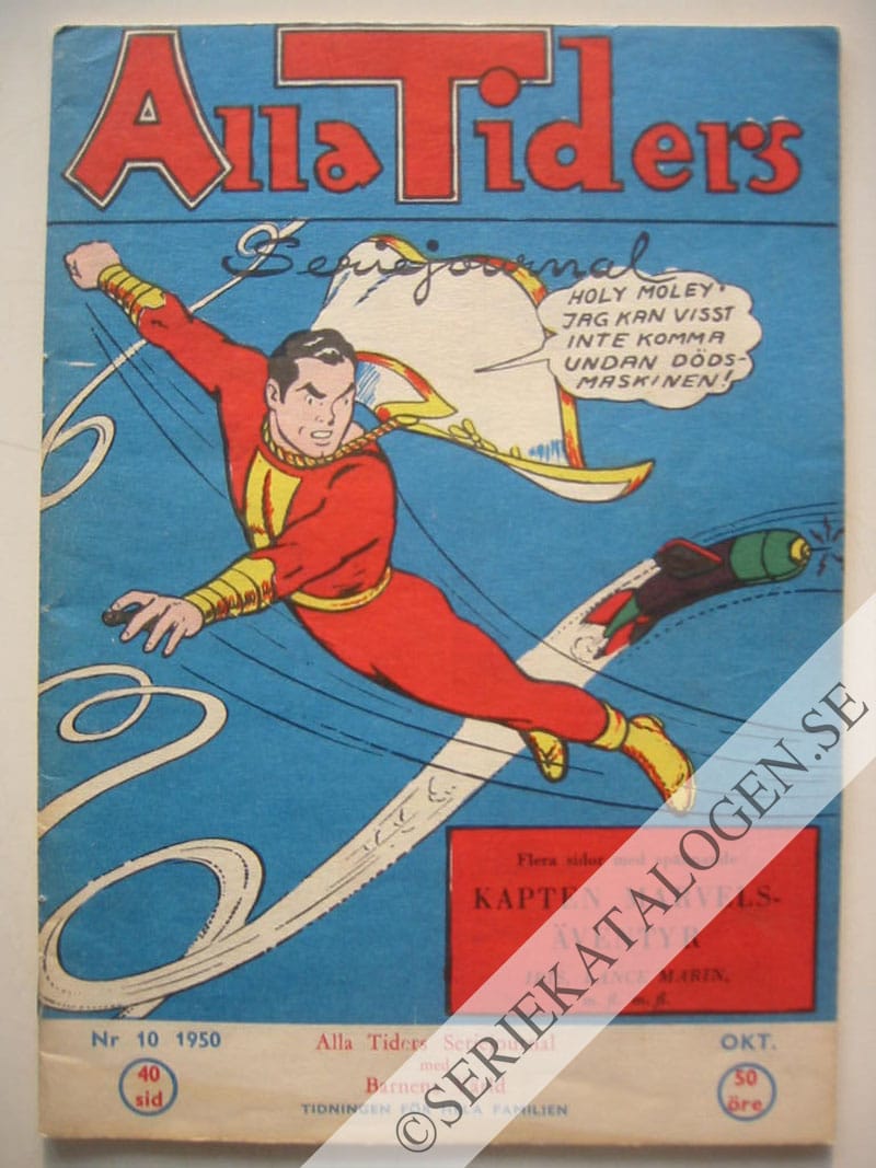 Framsida på Alla tiders seriejournal #10 (1950)