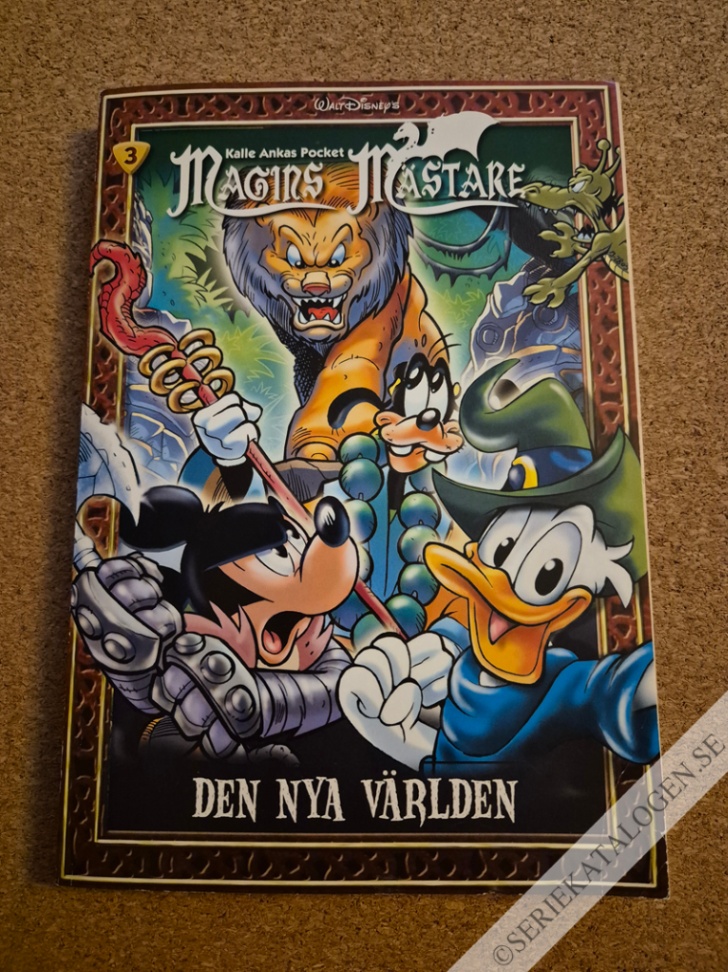 Framsida på Magins mästare Den nya världen (2013)