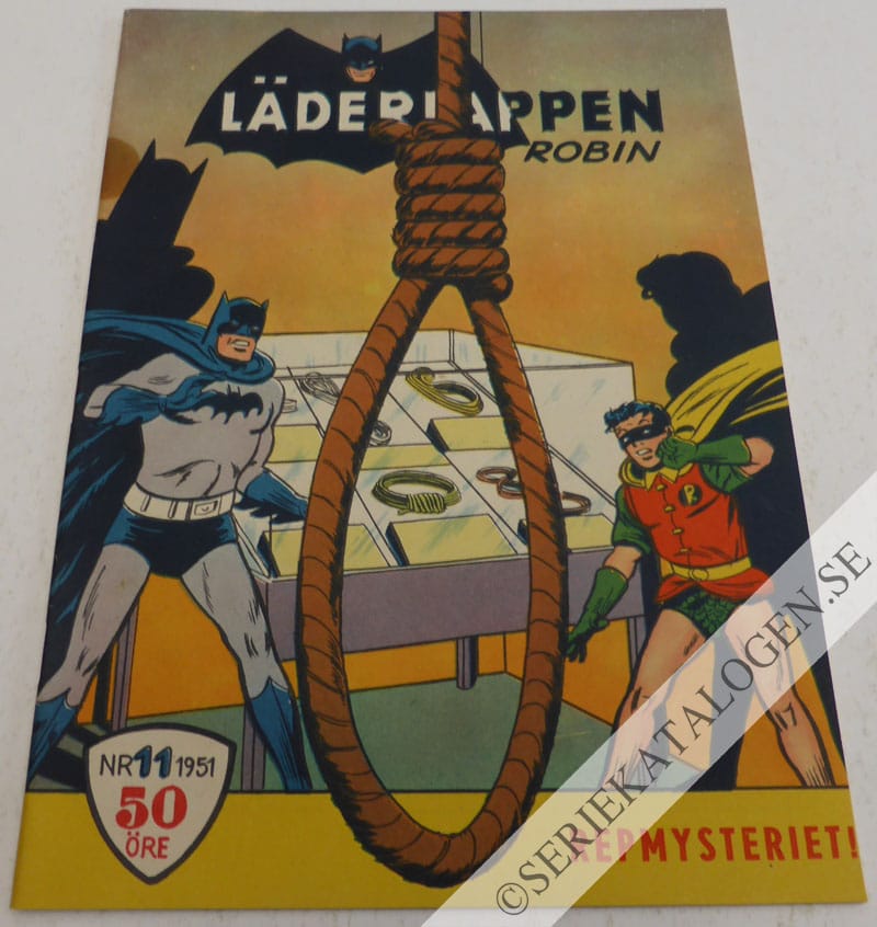 Framsida på Läderlappen och Robin #11 (1951)