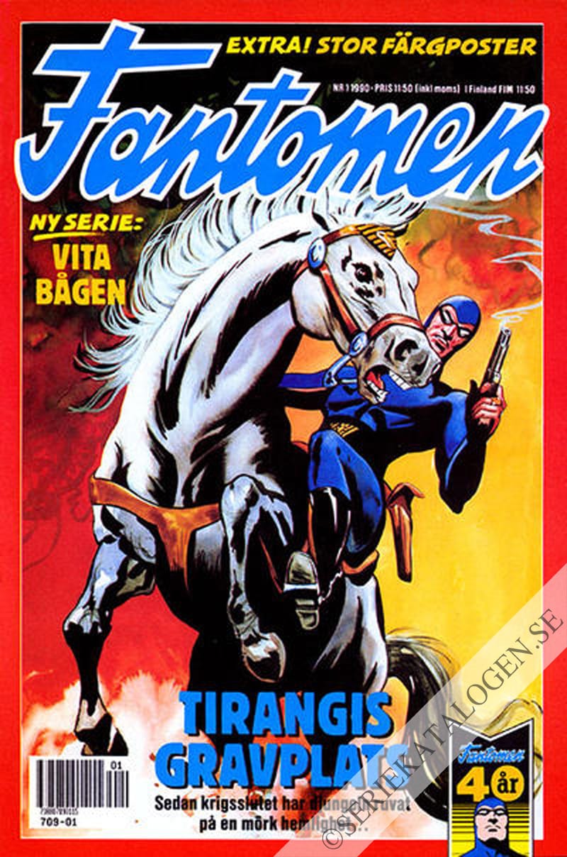 Framsida på Fantomen #1 (1990)