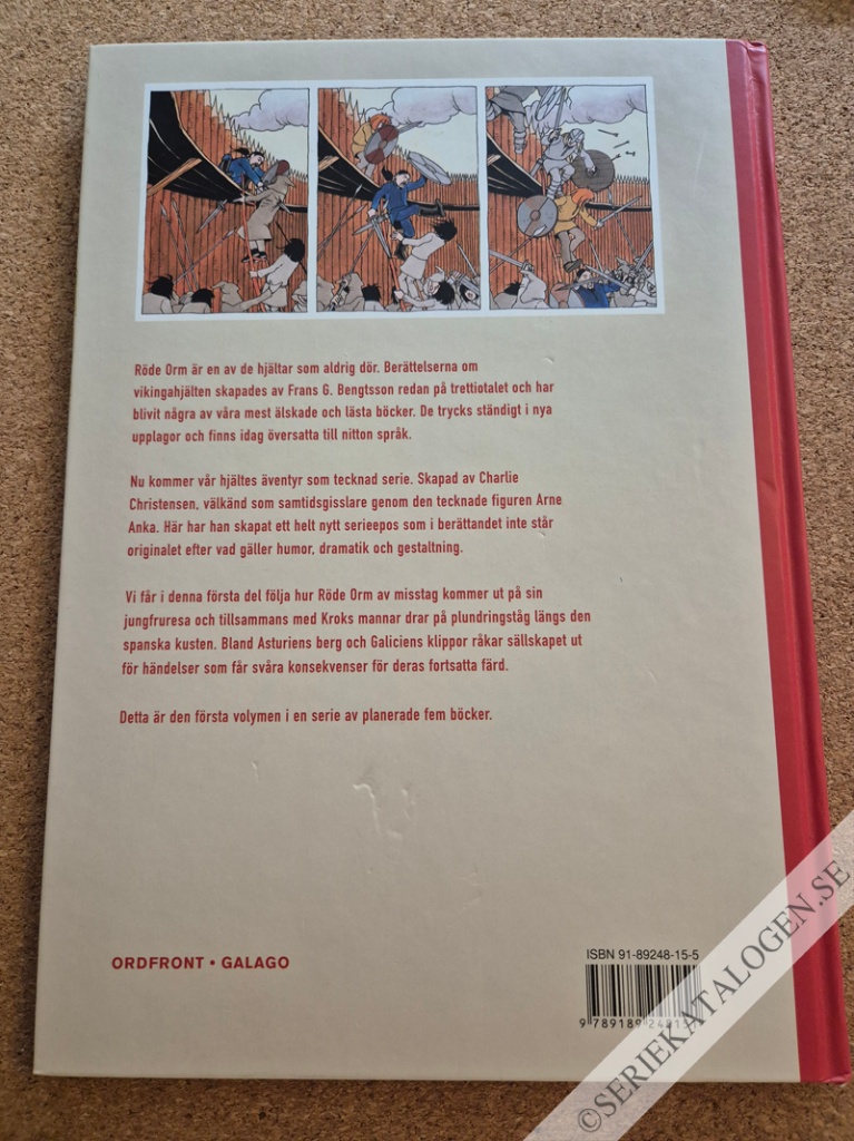 Baksida på Första delen eller hur Orm blev vänsterhänt (1999)