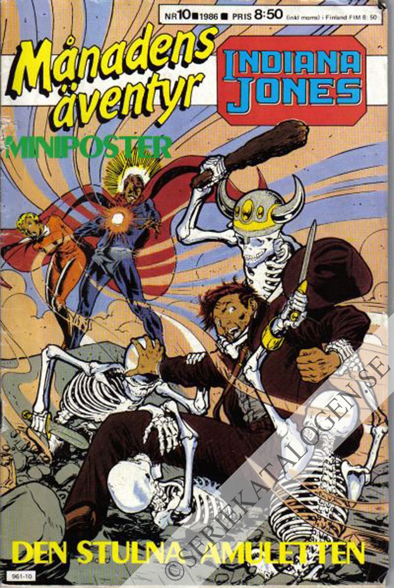 Framsida på Månadens äventyr #10 (1986)