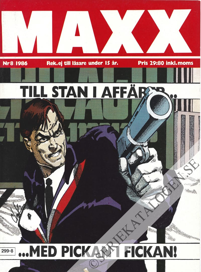 Framsida på Maxx #8 (1986)
