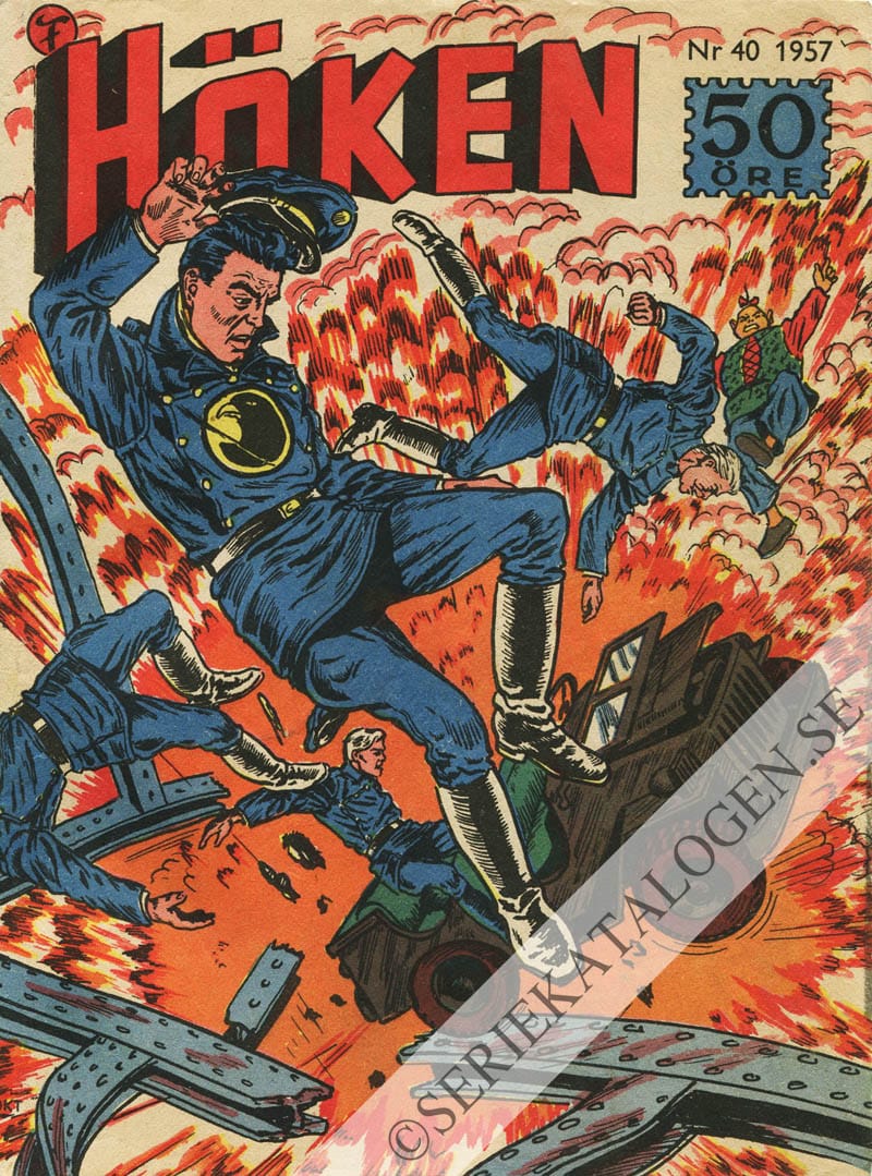 Framsida på Höken #40 (1957)