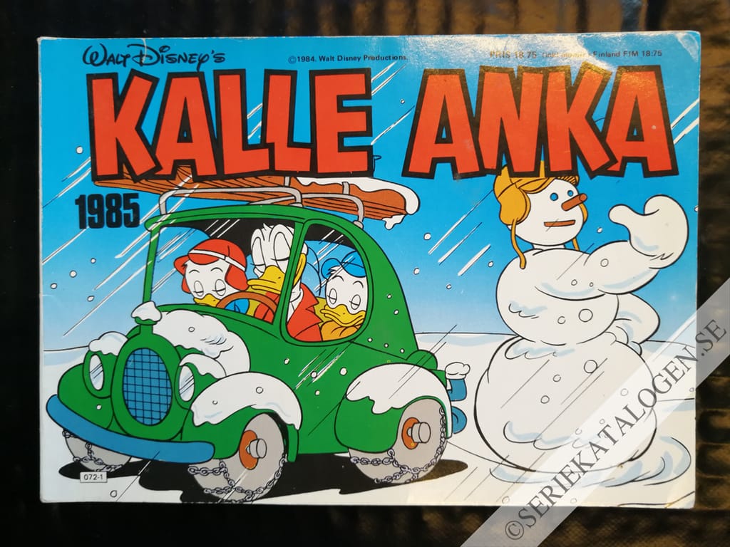 Framsida på Kalle Ankas julbok # (1984)