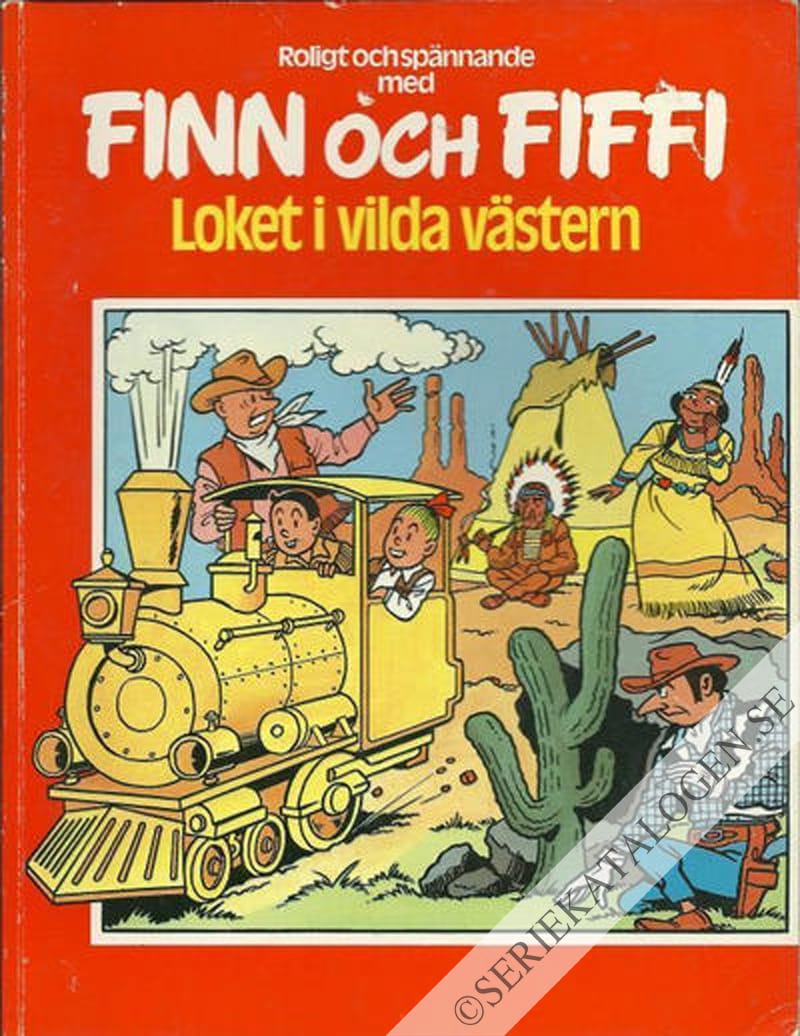 Framsida på Finn och Fiffi Loket i vilda västern (1979)