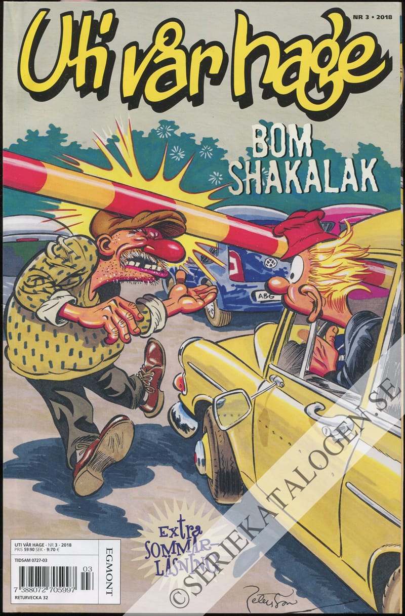 Framsida på Uti vår hage #3 - Bom shackalak (2018)