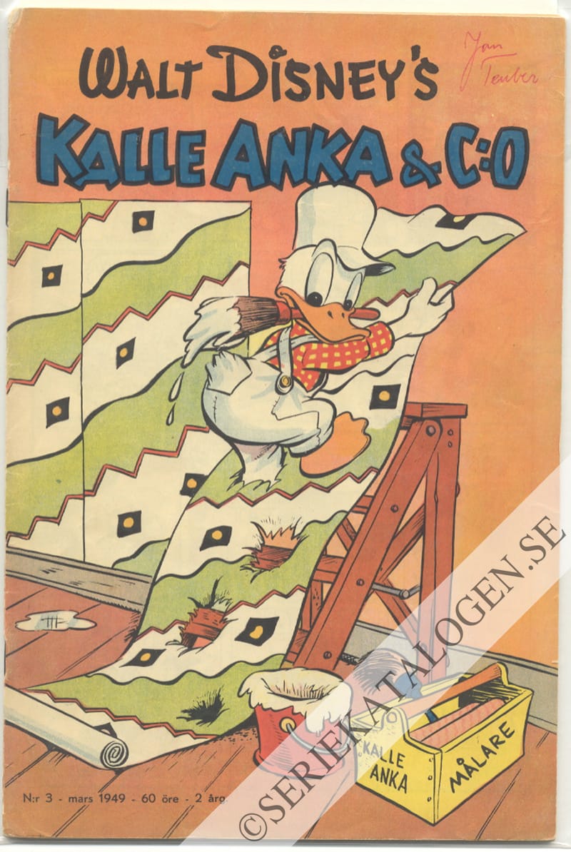 Framsida på Kalle Anka & C:o #3 (1949)