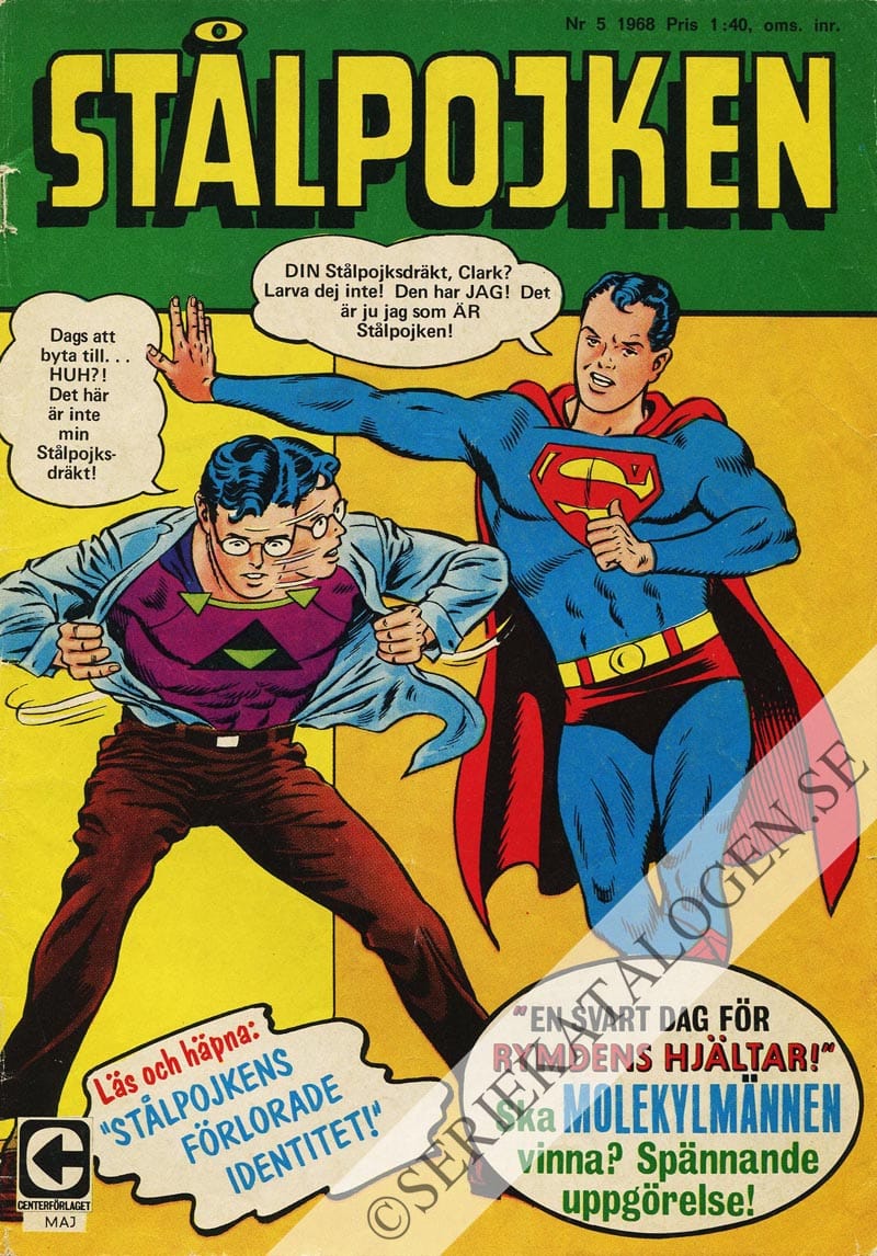 Framsida på Stålpojken #5 (1968)