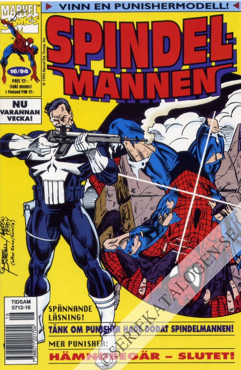 Framsida på Spindelmannen #16 (1994)