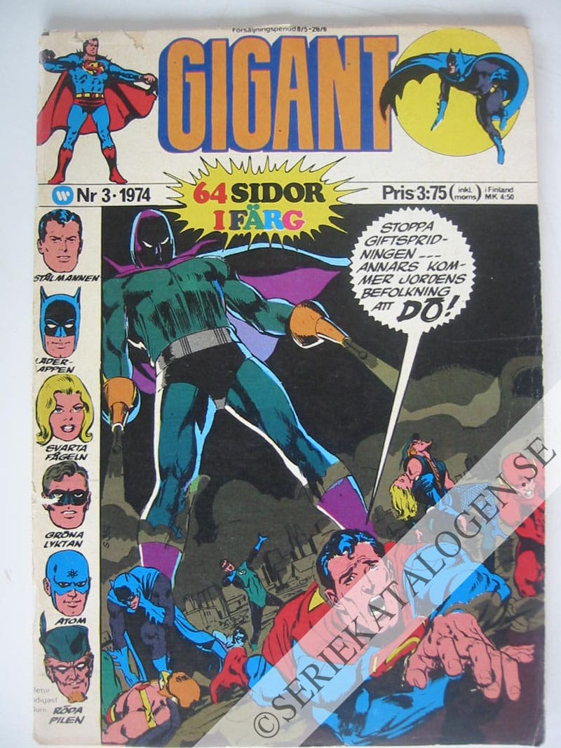 Framsida på Gigant #3 (1974)