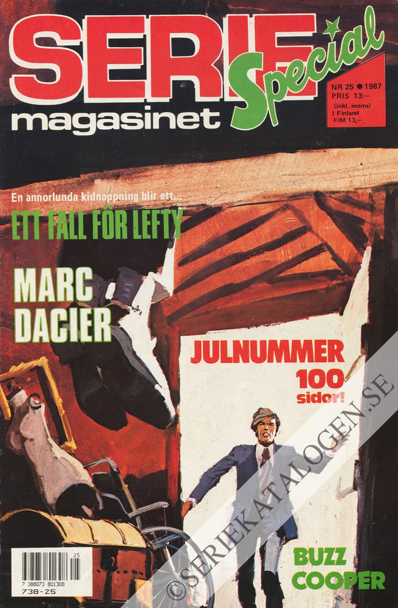 Framsida på Seriemagasinet #25 (1987)