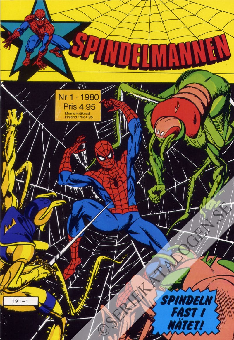 Framsida på Spindelmannen #1 (1980)