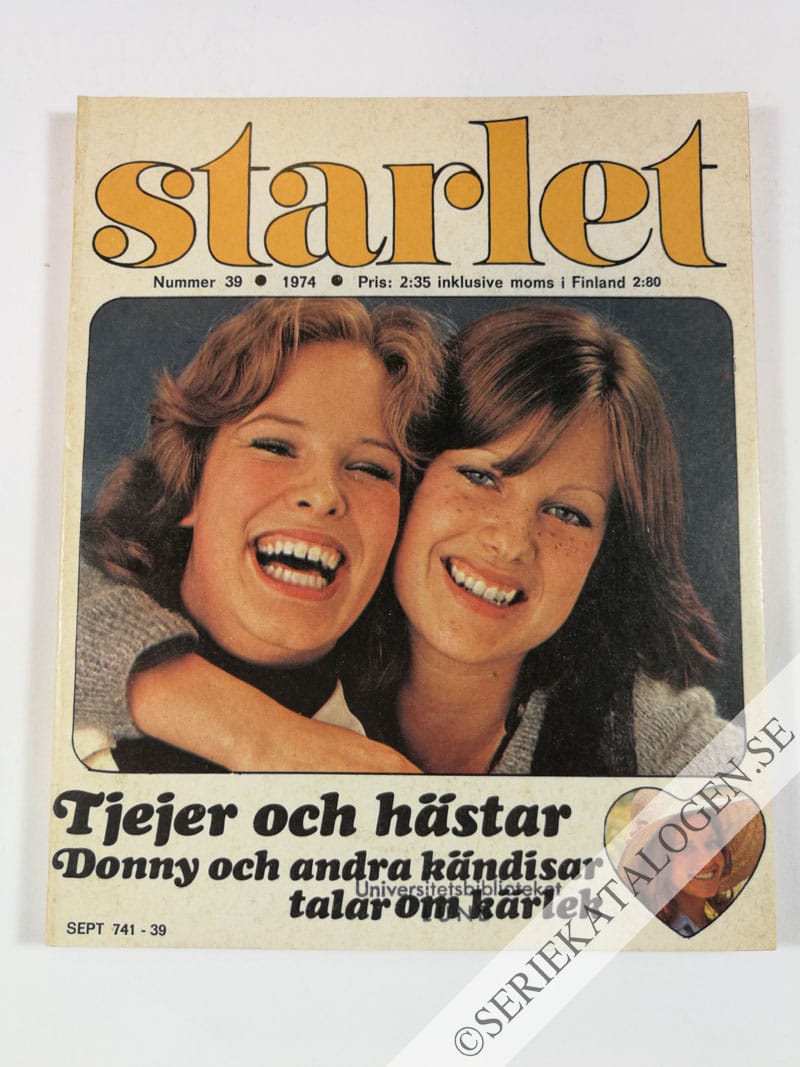 Framsida på Starlet #39 (1974)