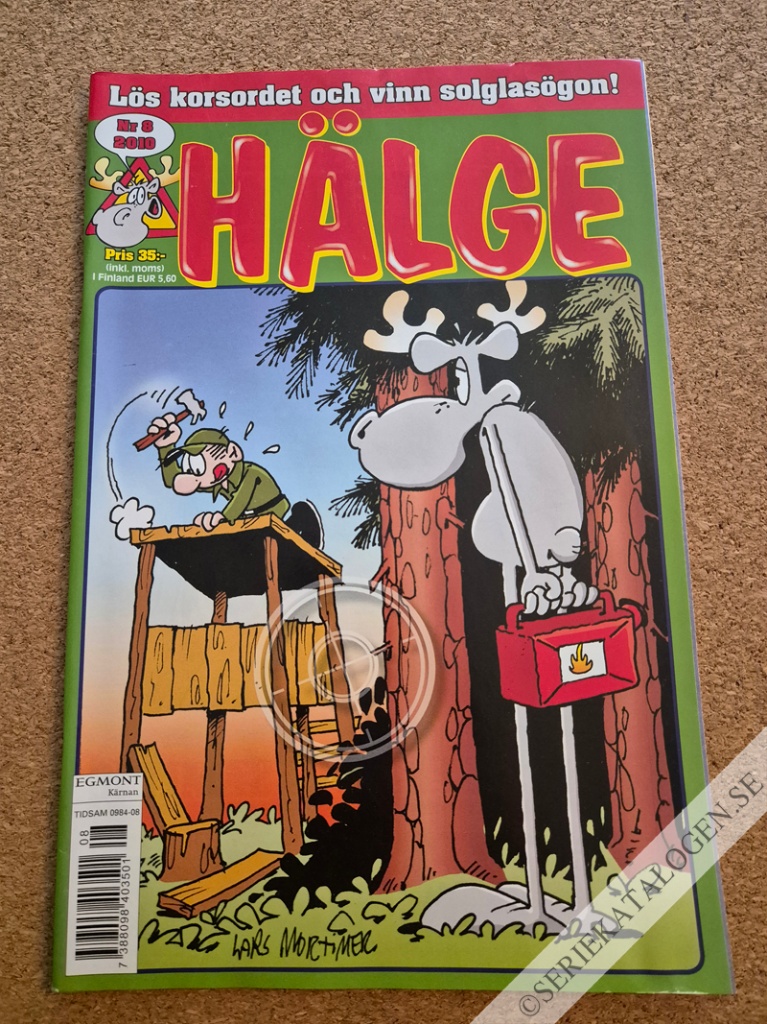 Framsida på Hälge #8 (2010)