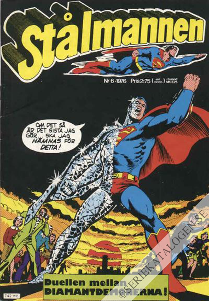Framsida på Stålmannen #6 (1976)