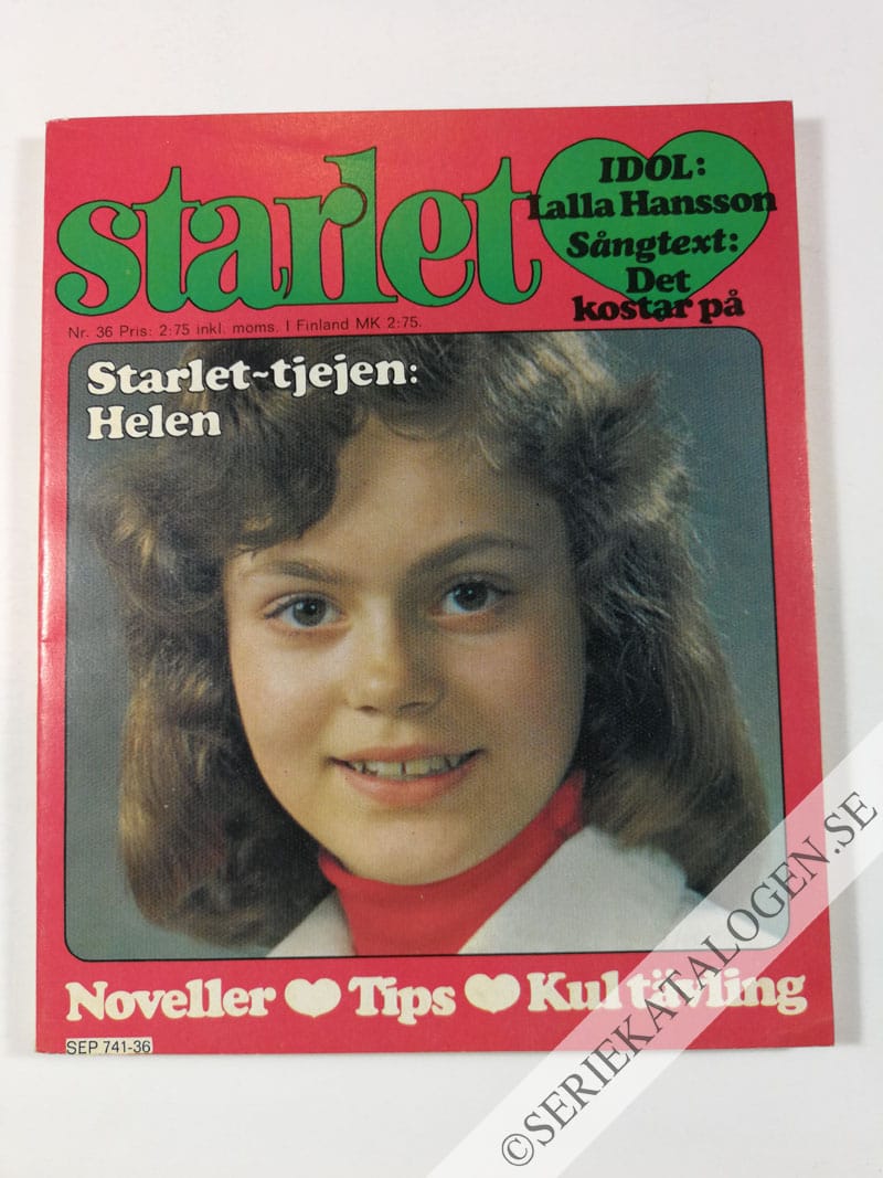 Framsida på Starlet #36 (1976)