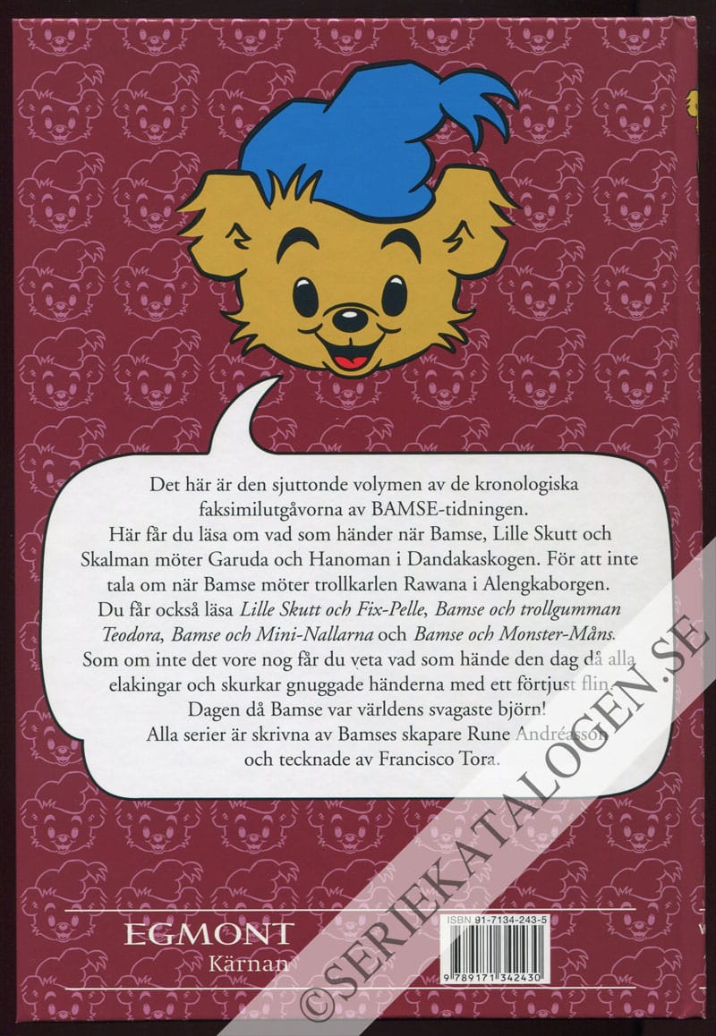 Baksida utan skyddsomslag (2005)