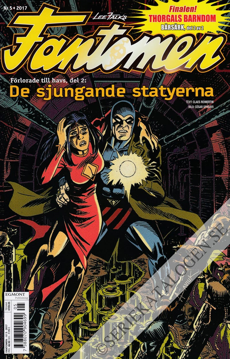 Framsida på Fantomen #5 (2017)