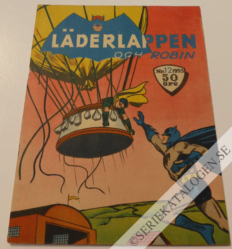 Framsida på Läderlappen och Robin #12 (1955)