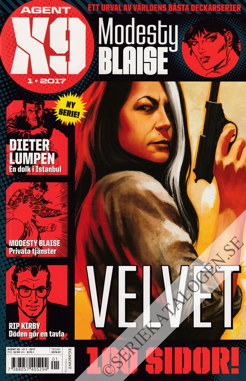 Framsida på Agent X9 #1 (2017)