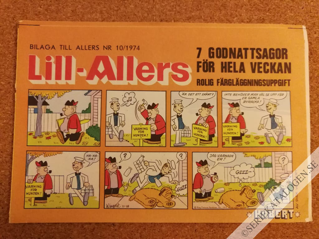 Framsida på Lill-Allers #10 (1974)