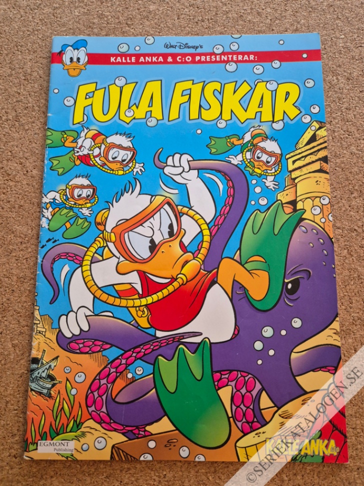 Framsida på Kalle Anka & C:o presenterar (Kalle Anka & C:o Megapåse) Fula fiskar (2018)