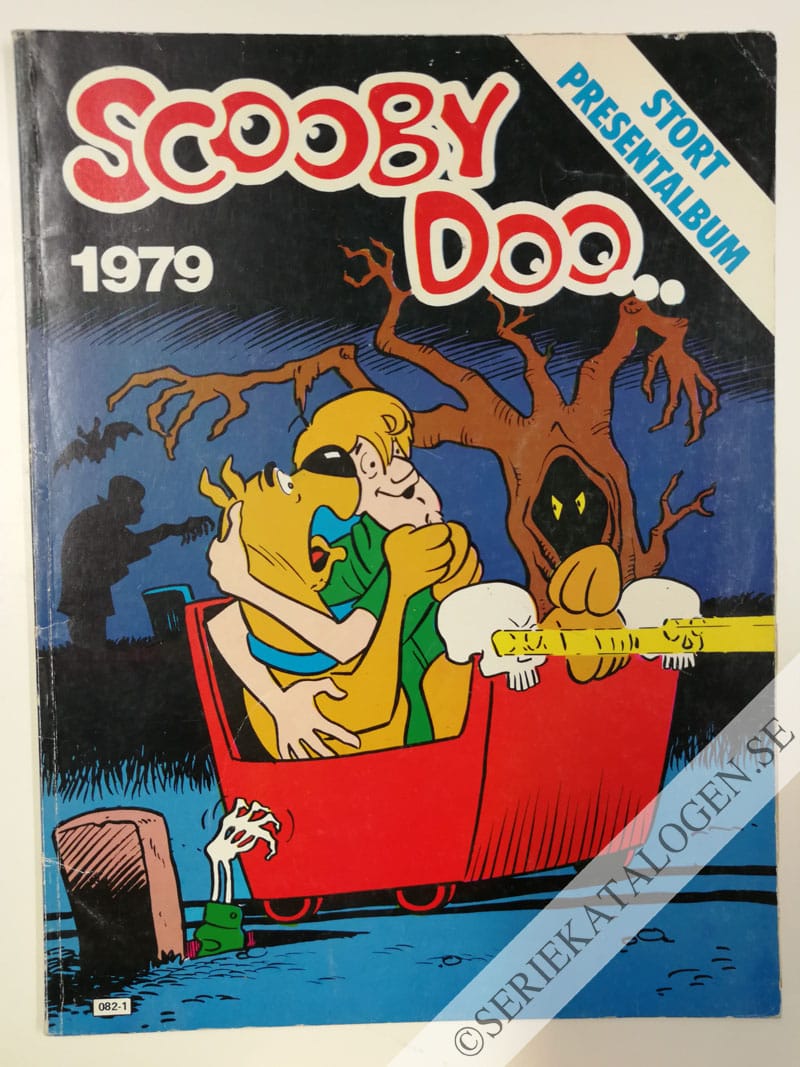 Framsida på Scooby Doo Stort presentalbum (1979)