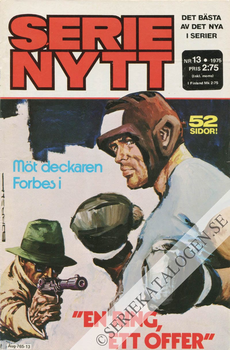 Framsida på Serie-Nytt #13 (1975)