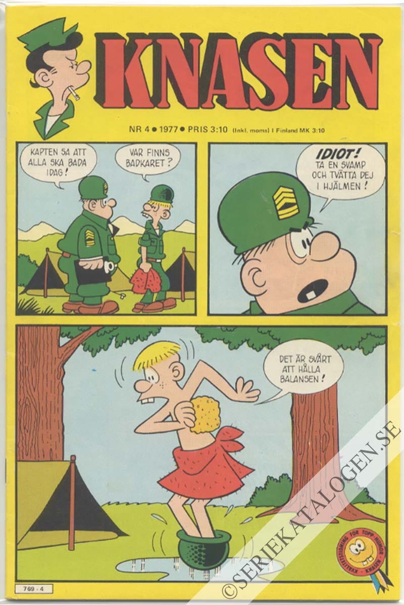 Framsida på Knasen #4 (1977)
