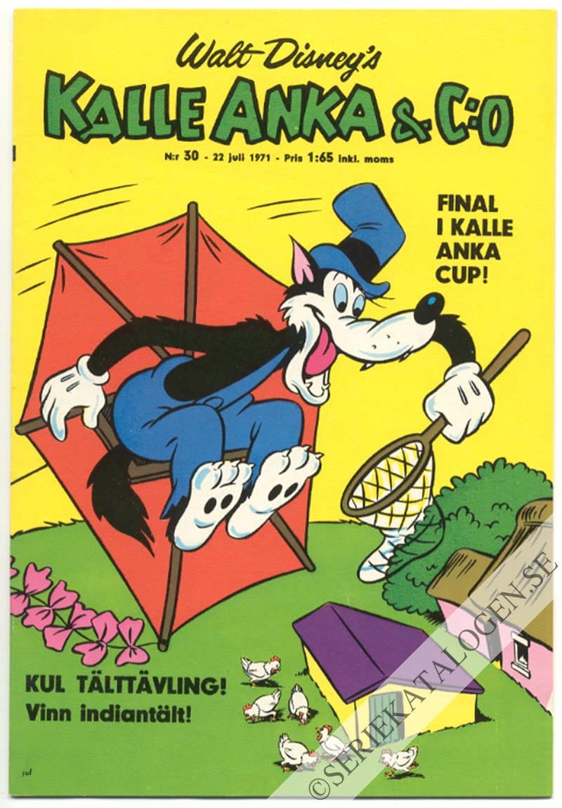 Framsida på Kalle Anka & C:o #30 (1971)